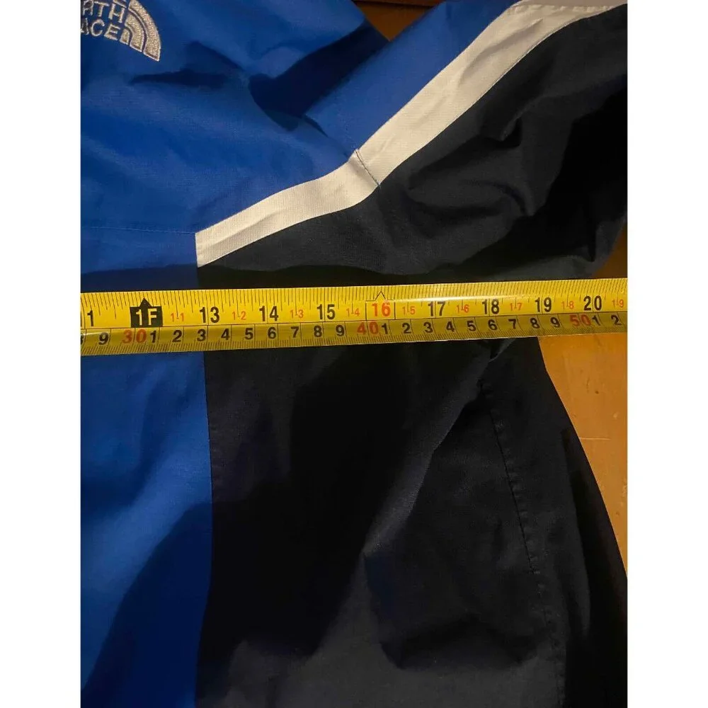 North Face Boys XL (18/20) Blue Interchange Windbreaker Full Zip Jacket Hoodie